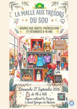 Image Bourse aux jouets, puériculture et vêtements 0-16ans - LA MALLE AU TRÉSOR DU SOU (photo 1)