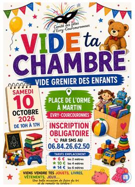 Image Vide ta chambre. Vide grenier enfants (photo 1)