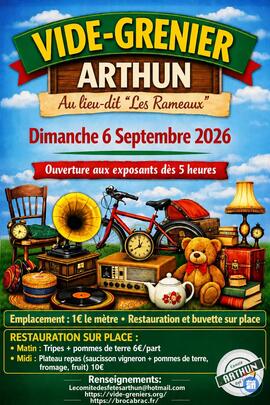 Image Vide-grenier du Comité des fêtes d'Arthun (photo 1)