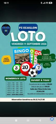 Image Loto du FC Ecaillon (photo 1)