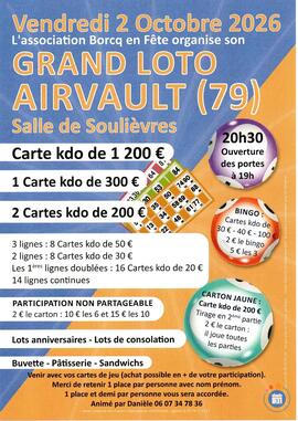 Image Méga Loto Association Borcq en Fêtes (photo 1)