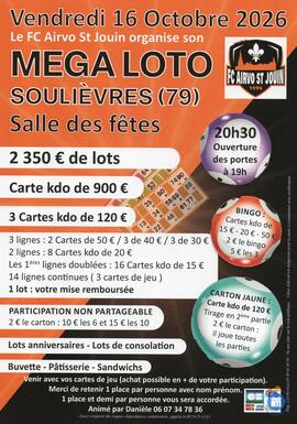 Image Méga loto du FC Airvo St Jouin (photo 1)