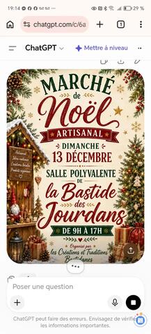 Image Marché de Noël artisanal des CTB (photo 1)