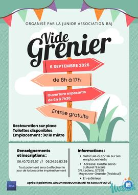 Image Vide grenier du BAJ (photo 1)
