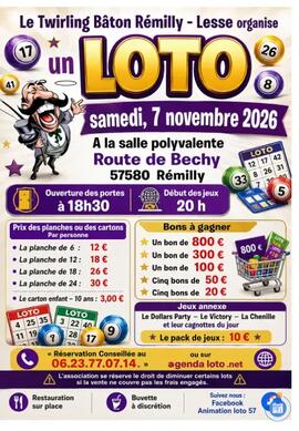Image Loto du Twirling Rémilly Lesse (photo 1)