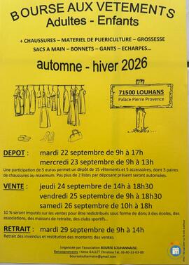 Image bourse aux vêtements (photo 1)