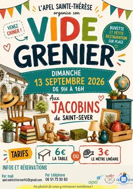 Image Vide grenier APEL SAINTE THERESE (photo 1)
