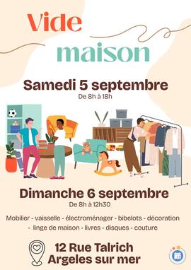 Image Vide maison 5 & 6 septembre à Argelès sur Mer (photo 1)