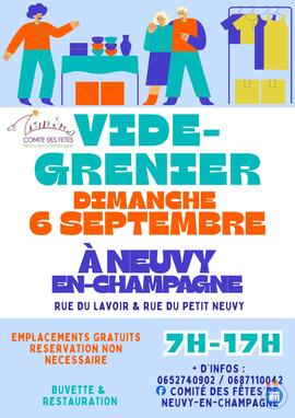 Image Vide-grenier à Neuvy-en-Champagne (photo 1)