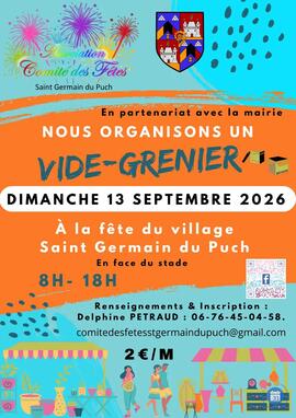 Image Vide grenier à la fête du village (photo 1)