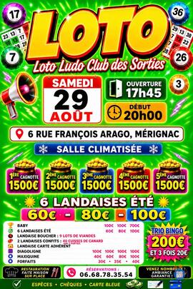 Image loto été forfait tout compris rue François Arago 5 grosses cagnottes (photo 1)