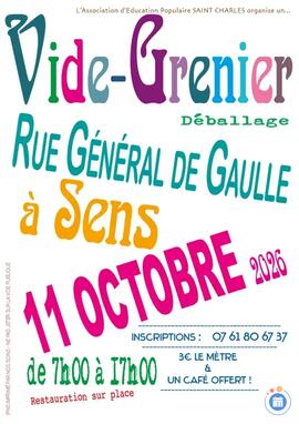 Image Vide-Grenier Déballage d'Automne Rue Gal de Gaulle (photo 1)