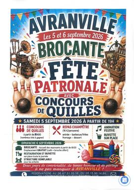 Image Fête patronale 2026 et Brocante (photo 1)