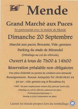 Image Grand Marché aux Puces, Brocante, Vide-Greniers (photo 1)