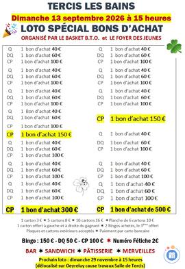 Image SUPER LOTO BINGO (photo 1)