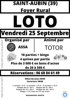 Image Loto ASSA 25/09/26 (photo 1)