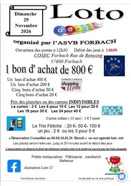 Image Loto de l'asvb forbach (photo 1)