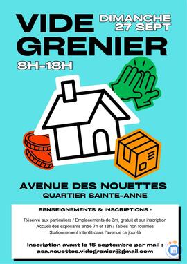 Image Vide-grenier de l’Avenue des Nouettes – Nantes Chantenay (photo 1)