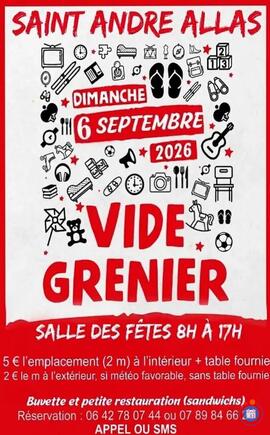 Image VIDE GRENIER ST-ANDRE-ALLAS (photo 1)
