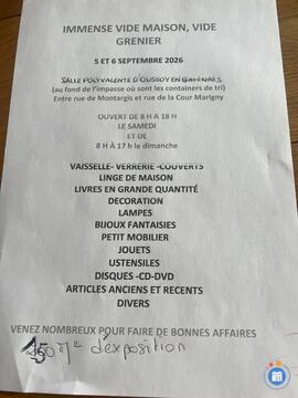 Image IMMENSE VIDE MAISON VIDE GRENIER 150 m2 d exposition (photo 1)