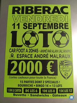 Image Loto au profit du club de foot (photo 1)