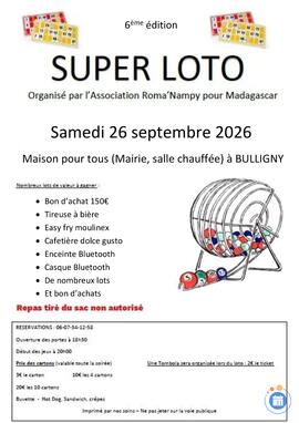 Image SUPER LOTO ROMA'NAMPY pour Madagascar (photo 1)
