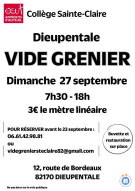 Image Vide Grenier Collège Sainte Claire (photo 1)