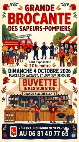 Image Brocante des sapeurs-pompiers de St Loup Sur Semouse (photo 1)