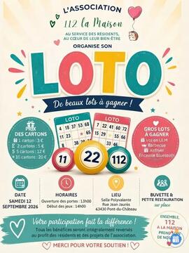 Image Loto de l'association 112 à la maison (photo 1)