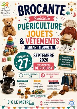 Image Brocante spéciale puériculture, jouets et vêtements (photo 1)
