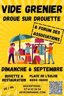 Image Vide-Greniers & Forum des Associations de Droue sur Drouette (photo 1)