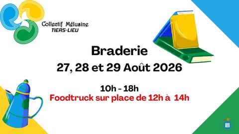 Image Braderie d'août - Collectif Mélusine (photo 1)