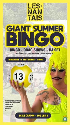 Image GIANT SUMMER BINGO DRAG (photo 1)