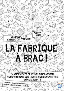 Image La Fabrique à Brac : Grande Vente de livres d'occasion (photo 1)