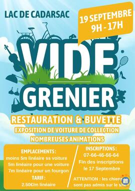 Image VIDE GRENIER DU COMITE DES FETES DE CADARSAC (photo 1)