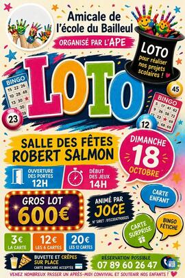 Image LOTO APE ECOLE DU BAILLEUL (photo 1)