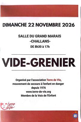 Image Vide grenier organiser par terre de vie (photo 1)