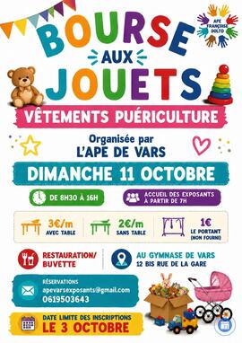 Image Bourse aux jouets de l'Ape (photo 1)
