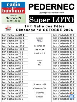 Image SUPER LOTO ANIME PAR CHRISTIANE (photo 1)