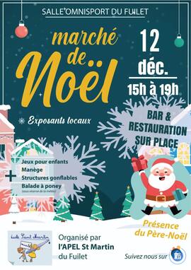 Image Marché de noël 2026 de l'école saint martin du fuilet (photo 1)
