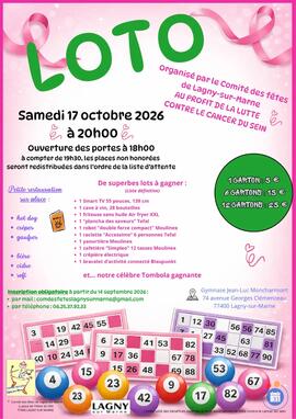 Image Loto organisé dans le cadre d'Octobre Rose (photo 1)