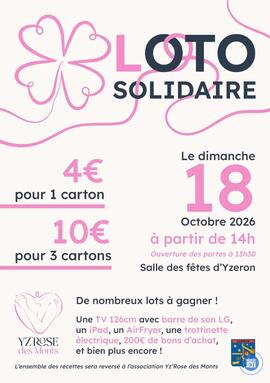 Image Loto solidaire Yz'Rose (photo 1)