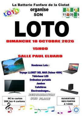Image Loto batterie fanfare de la ciotat (photo 1)