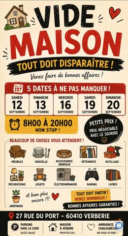 Image GRAND VIDE MAISON- TOUT DOIT DISPARAÎTRE (photo 1)