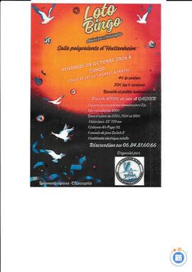 Image LOTO DE LA CIGOGNE BLEUE ANIME PAR CHRISTOPHE (photo 1)
