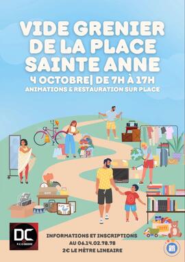 Image Vide Grenier de la Place Sainte Anne (photo 1)