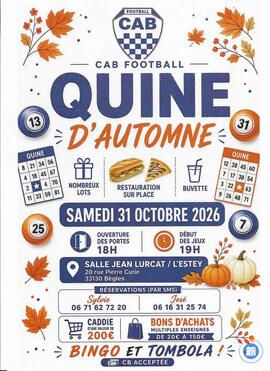 Image QUINE D'AUTOMNE CAB FOOTBALL (photo 1)