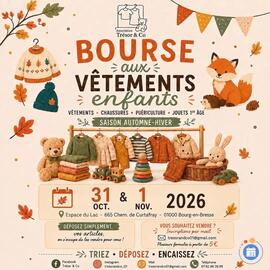 Image Bourse aux vêtements enfants, puériculture & jouets (photo 1)