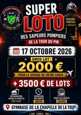 Image Super loto Pompiers de la tour du pin (photo 1)