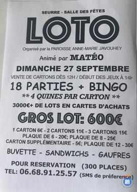 Image Loto PAROISSE ANNE-MARIE JAVOUHEY (photo 1)